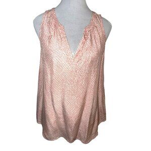 Joie 100% Silk Sleeveless V-Neck Blouse Tank Top Size Medium